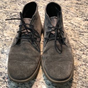 Calvin Klein Ulysses Chukka Grey Suede Size 11